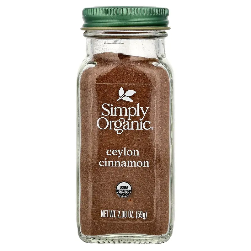 Simply Organic Ceylon Cinnamon, 2.08 oz (59 g)