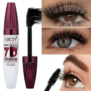 7D long-lasting lengthening smudge proof waterproof Curling Longwear mascara, thickens and lengthens eyelashes, provides curl and volume, very suitable for all skin types for holidays and parties