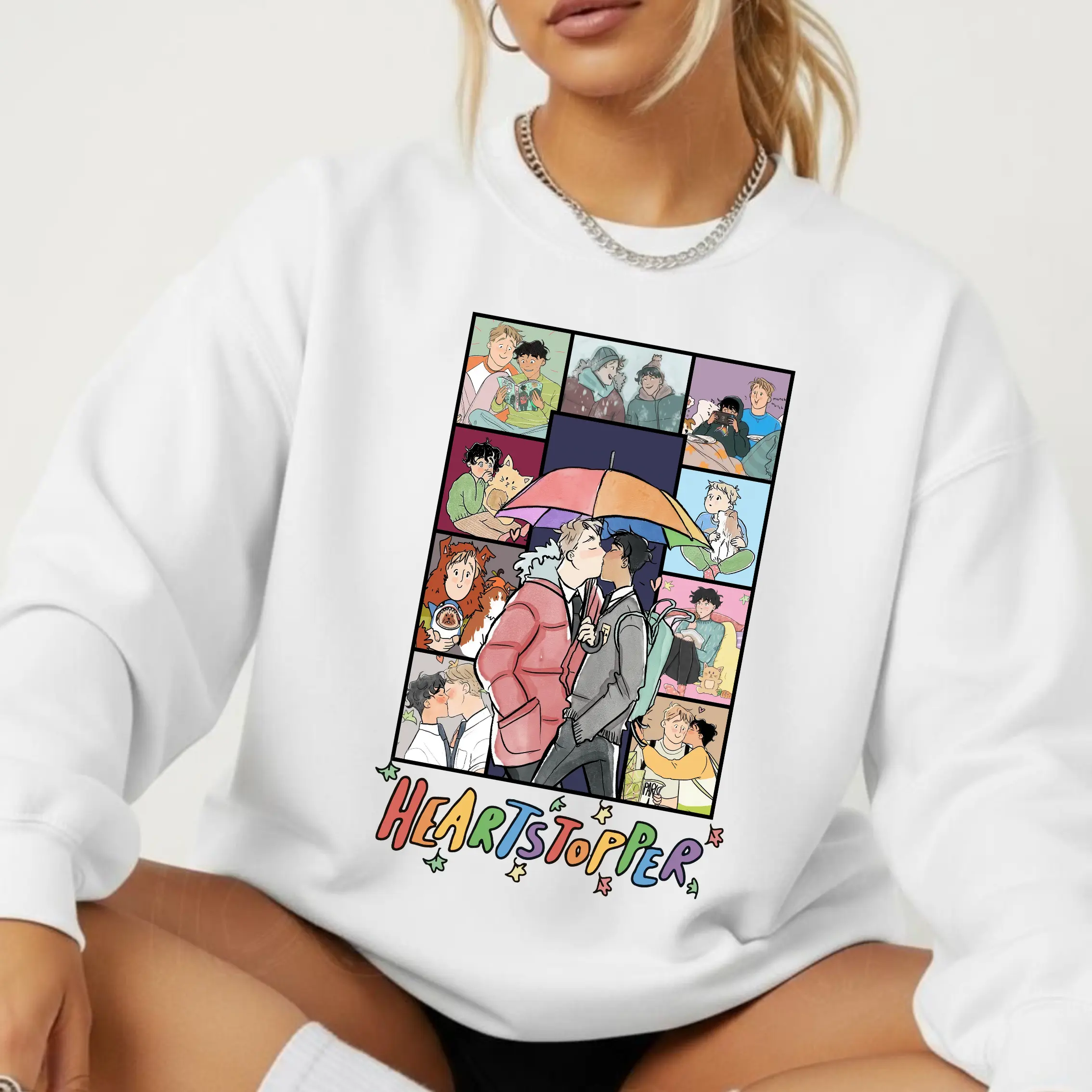 HeartStopper Nick & Charlie Eratour Shirt, Narlie , Nick&Charlie Moments T-Shirt, LGBTQ+/Pride Month Comfort Colors Fan Gift Top Unisex Top Sweatshirt Hoodie