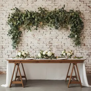 Artificial Eucalyptus Greenery Arrangement, Stylish Natural Home Decor Accessory for Living Room, Bedroom
