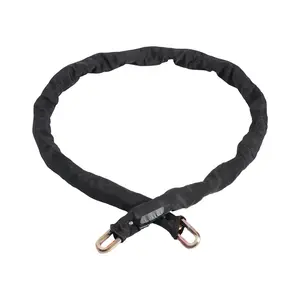 Bike Chain Lock, 5.91 Ft, Safety Heavy-Duty Chain, 9.5 Mm Thick, Black, Suitable For Electric Bikes And Motorcycles, Weather Resistant, Anti-Cut Steel Lock With Double Locking Mechanism, Easy To Install And Transport