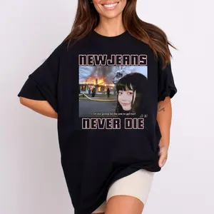 Newjeans Never Die T-Shirt, Funny Hanni Tshirt, Newjeans Shirt, Newjeans Merch, Kpop Shirt, Album T-Shirt, Kpop Shirt