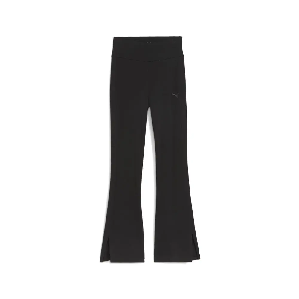 PUMA Womens Her High Waist Flared Leggings Casual - Black