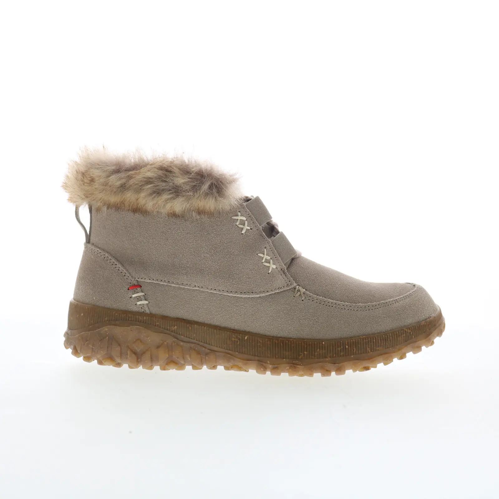 Minnetonka Tinley 80507 Womens Gray Suede Ankle & Booties Boots