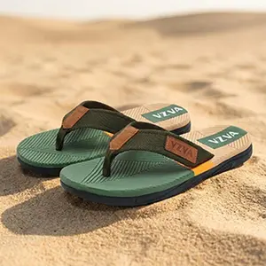 Men’s Flip Flops Football Vibe Summer Beach Sandals Match Day Style Lightweight Non Slip Comfortable Casual Thong Slippers Outdoor Travel Pool Slides Boy Boy Walking Shoes Black