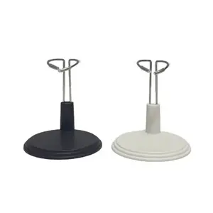 2 Piece Set Vertical Supports, Doll Stand, Adjustable Height, Compatible Base, Ideal for Displaying Dolls, Durable Design