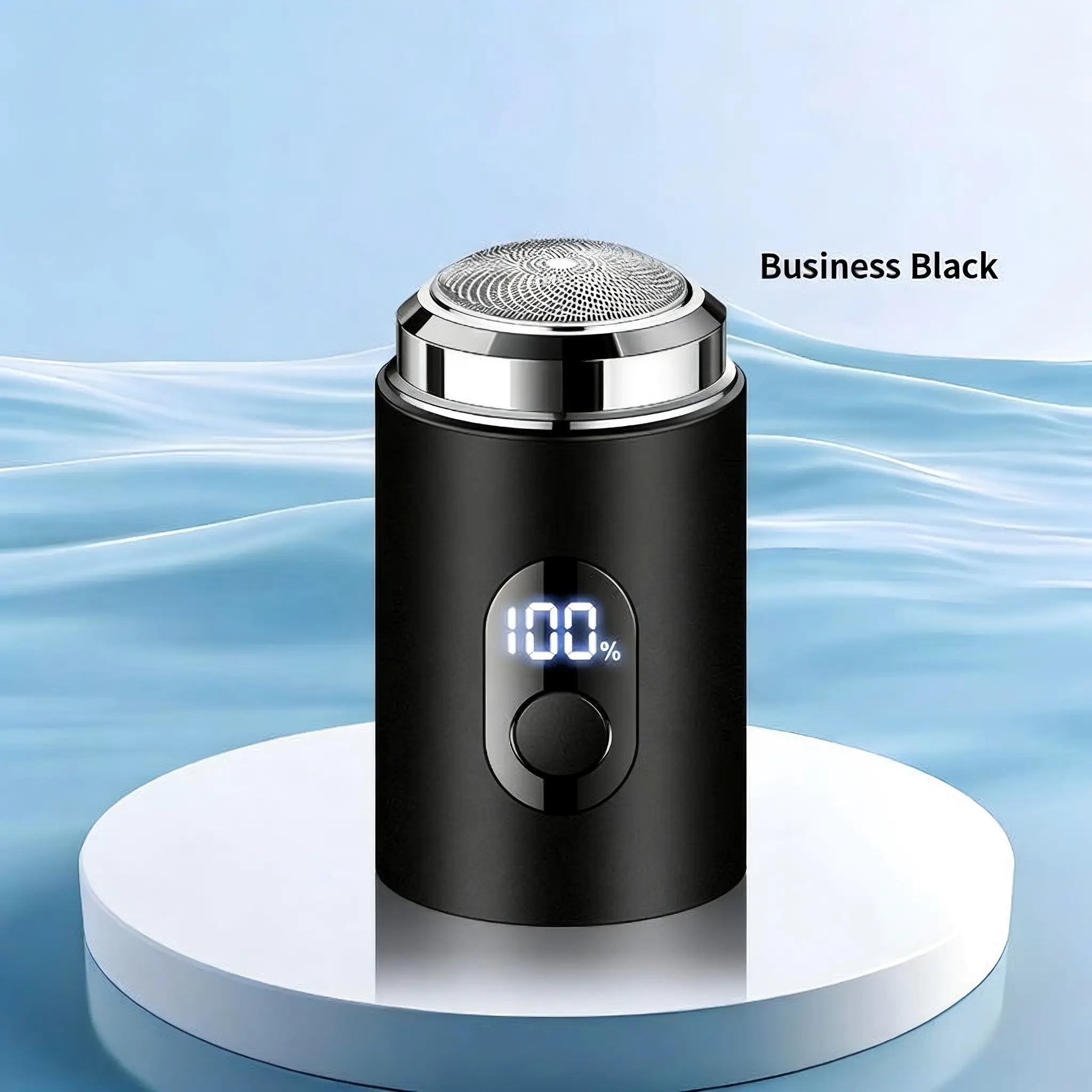 Men's Portable Electric Shaver with USB Recharge ，Digital Display,Travel Friendly