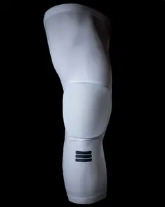 cumulus sport Full-Length Padded Knee Sleeve - White