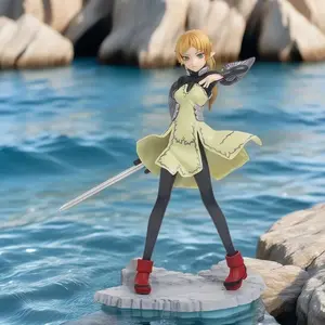 Anime Figure Elf Girl Uncle From Another World 25cm Pvc Model Statue Desktop Ornament Computer Case Decor For Anime Collectors