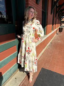 Orchid of Dreams Midi Dress