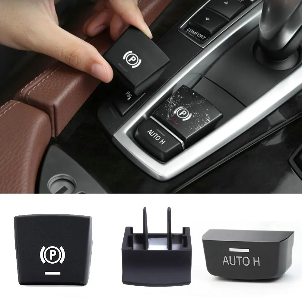 For BMW 5 7 F01 F02 F07 F10 F11 F18 F30 520 523 730 2009-2017 Car Handbrake Parking Brake P Button Switch Cover 61312822518