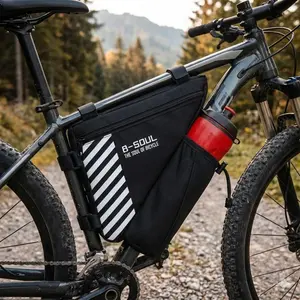 Gravel Bike Quick Release Frame Bag - Water Resistant, Anti-Scratch, Large Capacity Storage Bag for Outdoor Travel Commuting biking Gear - 5 colors, lightweight Durable Design