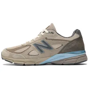 Auralee x New Balance NB 990 V4 Low-Top Sneakers for Men and Women with Cushioning and Durability Trending Shoes, House White Official Shoes to Get / Maison Mihara