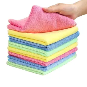 10 Piece Soft Super Absorbent Microfiber Cleaning Cloths, Dish Drying Towels, Multi-Purpose Kitchen & Bathroom Cleaner, Absorbent Home Cleaning Supplies