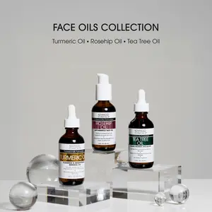 Tea Tree Smoothing Face Oil + Turmeric Brightening Face Oil + Rosehip Anti-Wrinkle Face Oil Bundle $24.99