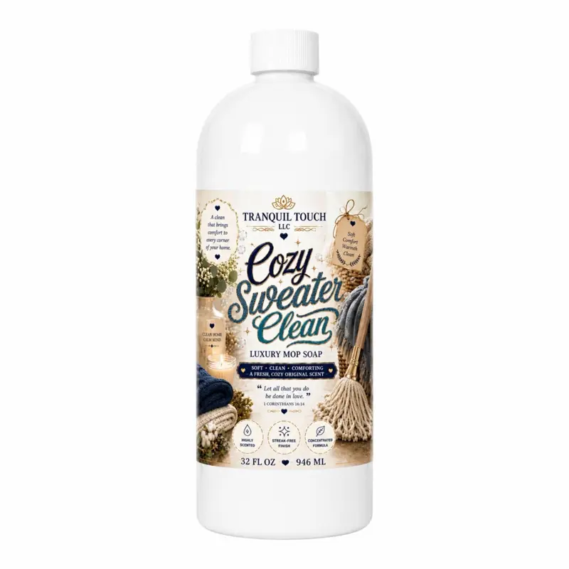 Household Floor Cleaning Scented Mop Soap, Non-Toxic Formula for Wood Floors and Rooms