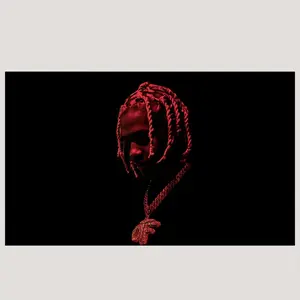 Lil Durk Wall Art Poster Tapestry 3x5 FT For Room Bedroom College Dorm Man Cave Decor Funny Banner Gifts Ornaments Decoration Print Photo Artistic