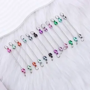 10 Piece Flower Bead Rod Set, DIY Keychain Pendant Making Materials, Handmade Jewelry Supplies, Decorative Accessories, Gift Ideas