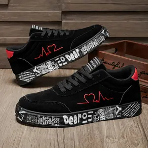 CORASUN 2026 Spring Summer Men's Mid Top Skateboarding Shoes Thick Soled Black Work Breathable Driving Sneakers for Autumn Winter Frosted leather board shoes Closed Trainer