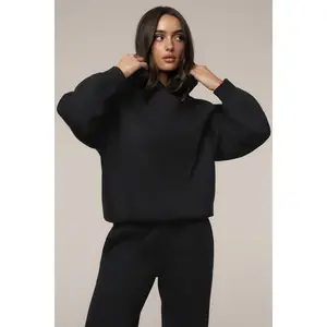 Black JLUXLABEL Logo Pullover Hoodie