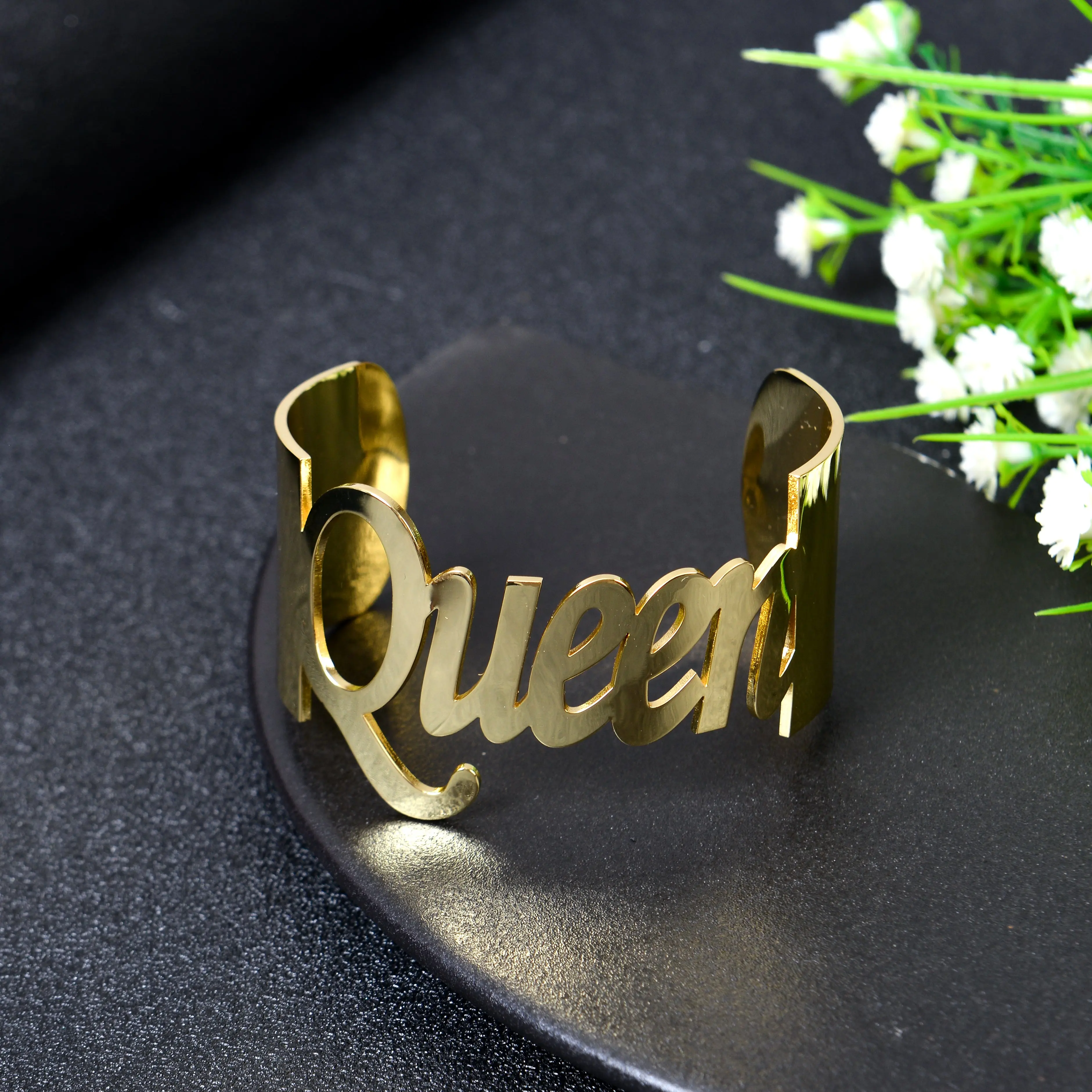 Personalized Name Cuff Adjustable Bracelet Personalized Name Cuff Adjustable Bracelet