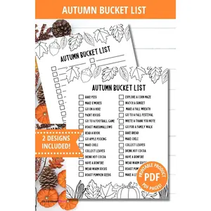 Autumn Bucket List