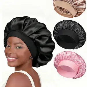 Women's Satin Jumbo Bonnet, Reusable Sleeping Headwear, Soft & Stylish Design, Perfect for Daily Use, Durable Quality Fabric