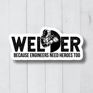 (100% in stock)Funny Welder Sticker, Welding Decal, Welder Decal, Funny Welding Decal, Welding Sticker, Welding Box Decal, Welding Gift, Welding Lover Gift