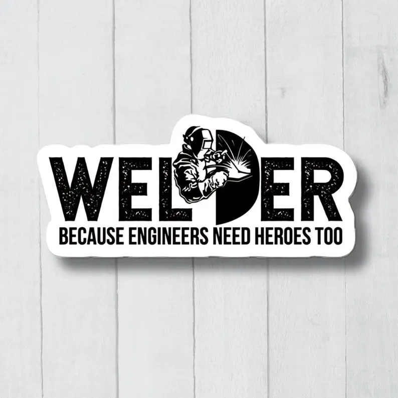 (100% in stock)Funny Welder Sticker, Welding Decal, Welder Decal, Funny Welding Decal, Welding Sticker, Welding Box Decal, Welding Gift, Welding Lover Gift