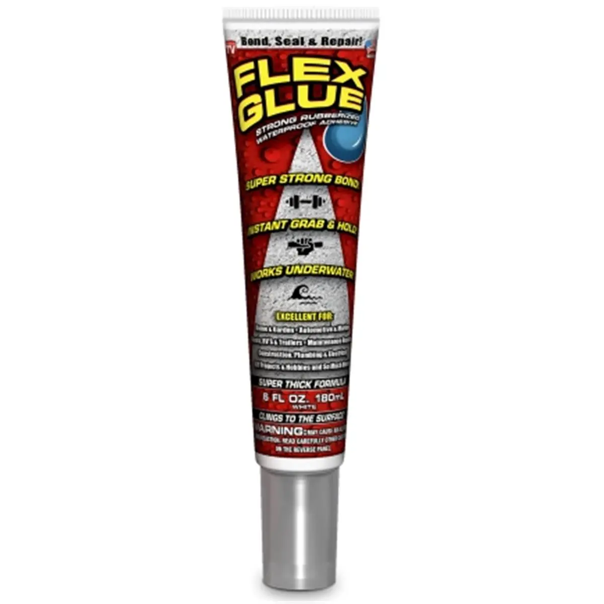 Swift Response  6 oz Flex Glue As Seen On TV Rubber Sealant