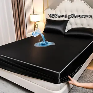 Waterproof Mattress Protector, Soft Bed Cover, Size Mattress, 11.8 Inches High, Fits Single, Twin, Queen, King Beds, Ideal for Home, Hotel, Travel, Outdoor Use