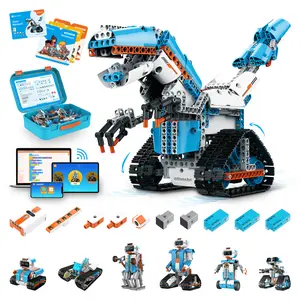 WhalesBot E7 Pro STEM Robotics Kit, Safe Screen-free Interactive Engineering Robot for Kids, Building Codying Toy with Sensors Python Programming, Perfect Educational Gift Idea For Boys & Girls 8-16