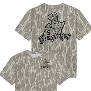 Hunting Camo Shirt, Dough Boy v2 Mossy Oak Bottomland Tee for Men & Women, Vintage, Outdoor Tees, Camo Shirt, Gift For Men