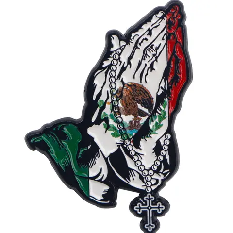 Mexican Hands Praying Badge, Cartoon Design, Fashion Accessory, Men Accessories, Perfect for Backpacks Bags Cultural Jewelry Gift Accessories, Brooch Pin Clip, Broched Pins