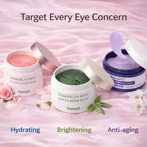 Heimish 3-in-1 Eye Patch Set – Depuff, Hydrate & Anti-Aging (Matcha / Rose / Retinol) (1.4g/0.05oz *60pcs) – Cooling, Brightening & Anti-Aging for Puffy Eyes, Dark Circles Springtok Calming