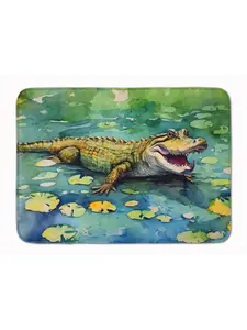 Carolines Treasures DAC2866RUG Animal-Inspired Art-Themed Cushioned Alligator Memory Foam Kitchen Mat, 19x27 in., Animal-Inspired Kitchen Rugs, Art-Themed Kitchen Rugs