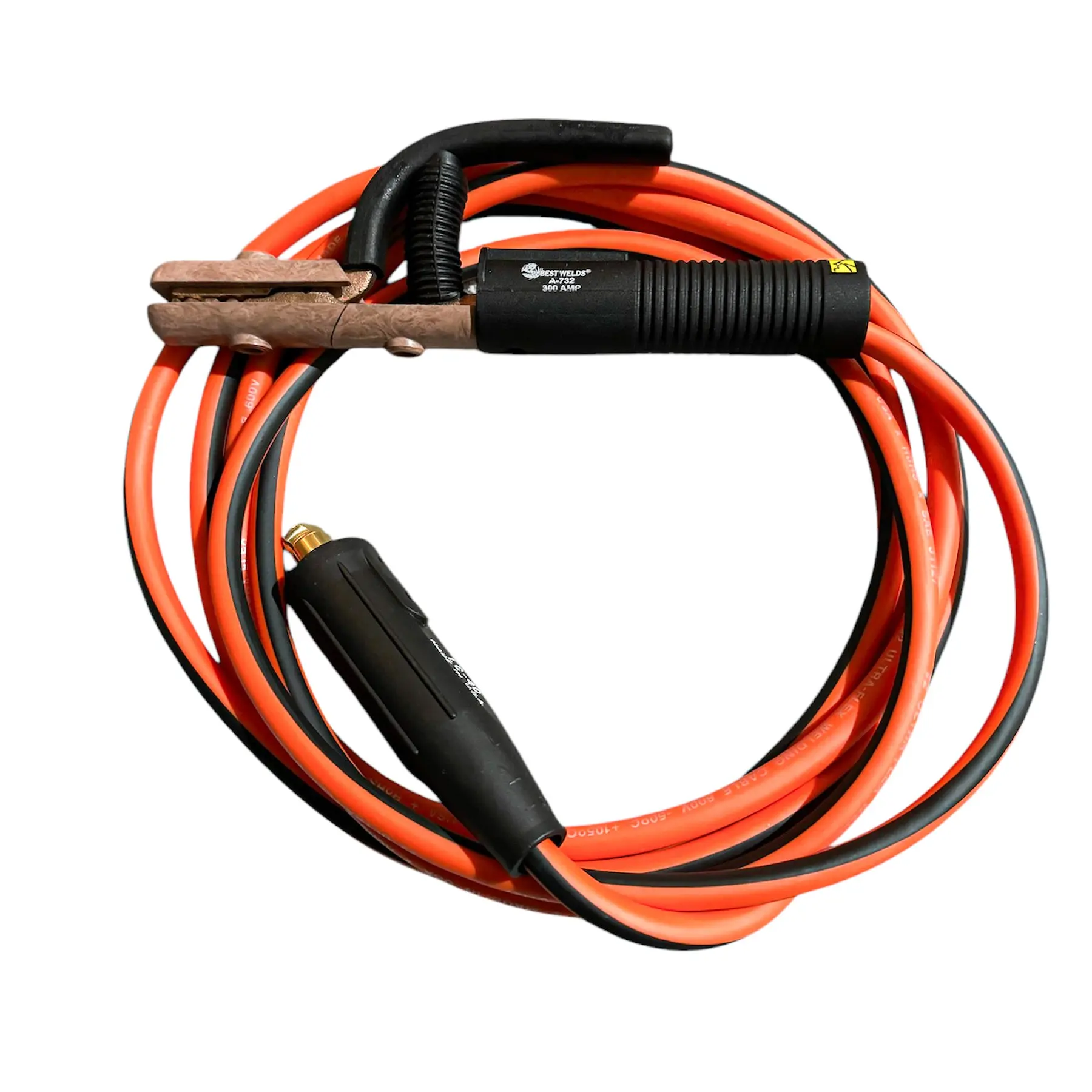 Best Welds 300amp Ultra Flex #2 Stinger Whip assembly Best Welds 300amp Ultra Flex #2 Stinger Whip assembly
