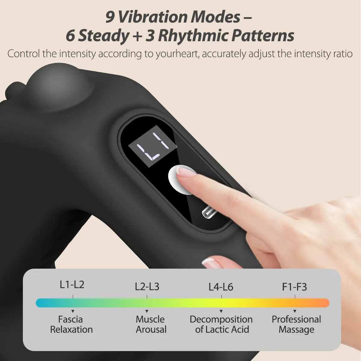 rechargeable vibrating body massager Personal Handheld Vibrating Massagers main image 0