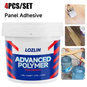 2.2lb Professional Wood Glue - Waterproof & Fast Curing Adhesive for Hardwood/Softwood/MDF, Woodworking & Furniture Repair Kit w/4 Brushes (35 oz)