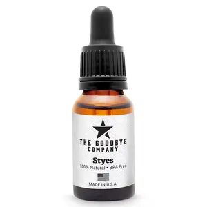The Goodbye Company | Styes Eye Drops 15ml – 100% Natural Essential Oil Blend – Gentle, Plant-Based Formula for Soothing & Calming Eyes – Fast-Absorbing, Restorative & Non-Irritating