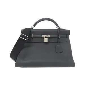 Pre-owned HERMÈS Calfskin Tote Bags Hermes Maxi Kelly Togo