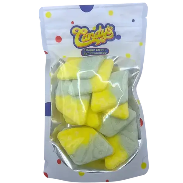 BUBS Sweet Sour Tutti Frutti Rhombuses Pouch - Plant-Based, Gluten-Free Fruits Candy Snack, Bright, No High Fructose Corn Syrup