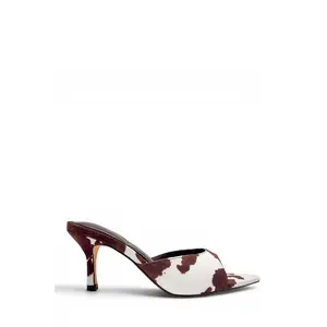 Annayely Single Sole Pointed Toe Heels - Cow