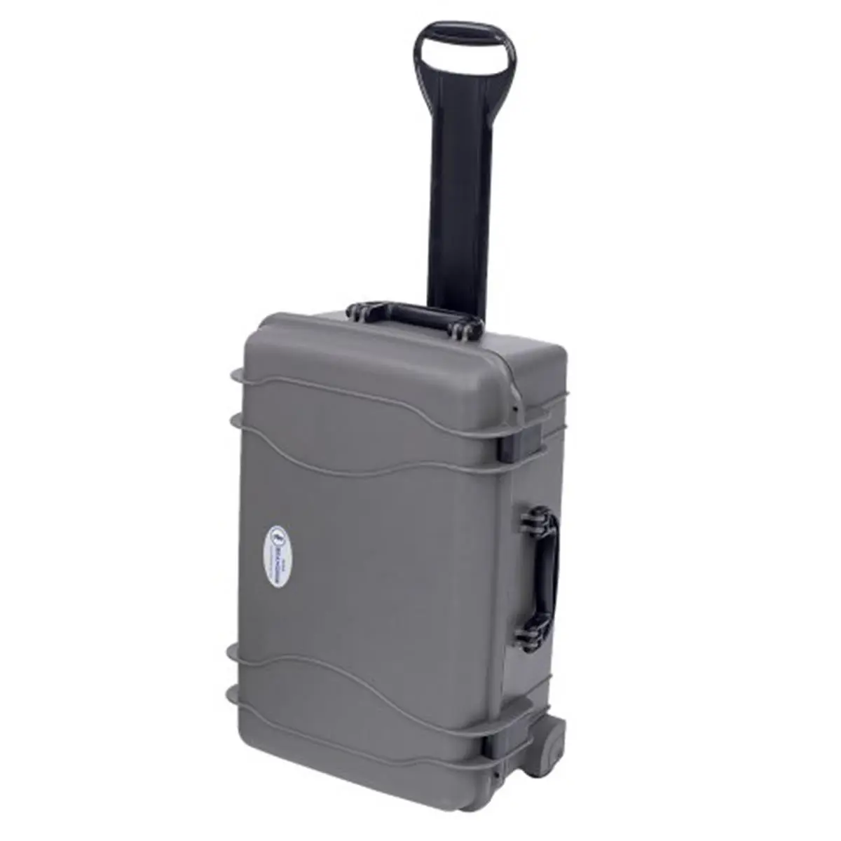 Seahorse 920 Wheeled Tool Case - Gunmetal Gray, Automatic Pressure Purge System, Dustproof, Waterproof, Lightweight, Portable, Wide Track Wheels and Pull Handle, Padlock Holes, Airline Approved, Tool Organization, Equipment Storage