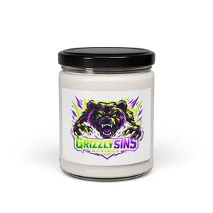 Grizzly Sins neon bear candle | Candle