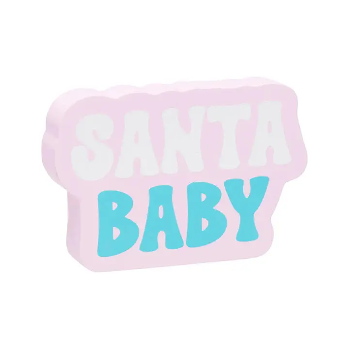 Santa Baby Retro Cutout