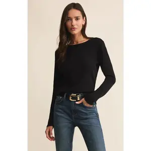 Z Supply Arlet Mini Thermal Top in Black