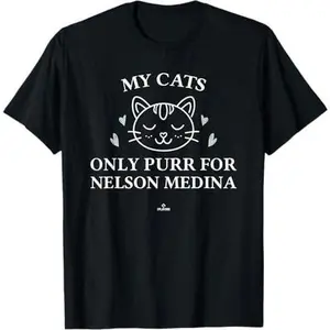 Cat Lovers for Nelson Medina Prospect Baseball Fan Gear T-Shirt