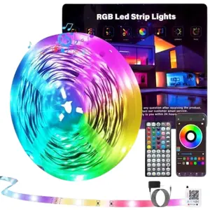 100FT Led Lights for Bedroom, Color Changing RGB Led Strip Lights Indoor, Music Sync Led Light Strip with Remote and App Control, DIY Led lights