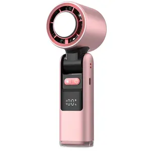 3-in-1 Turbo Handheld Portable Air Conditioner Fan, Multifunctional Cooling USB Rechargeable, Personal Evaporative Cooler for Bedroom, Office & Camping, Essential Summer Appliance